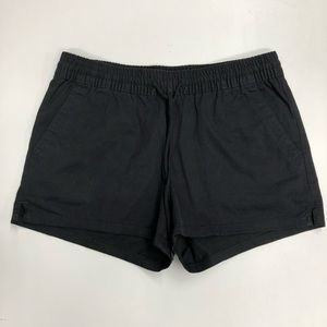 Vans black drawstring shorts (XS)